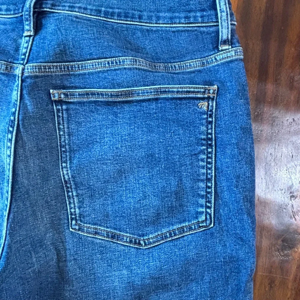 Madewell Women's Dark Blue Flare Wide Leg Jeans